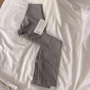 Lululemon Wunder Under HR 7/8 leggings Lunar Rock Size 4 BNWT